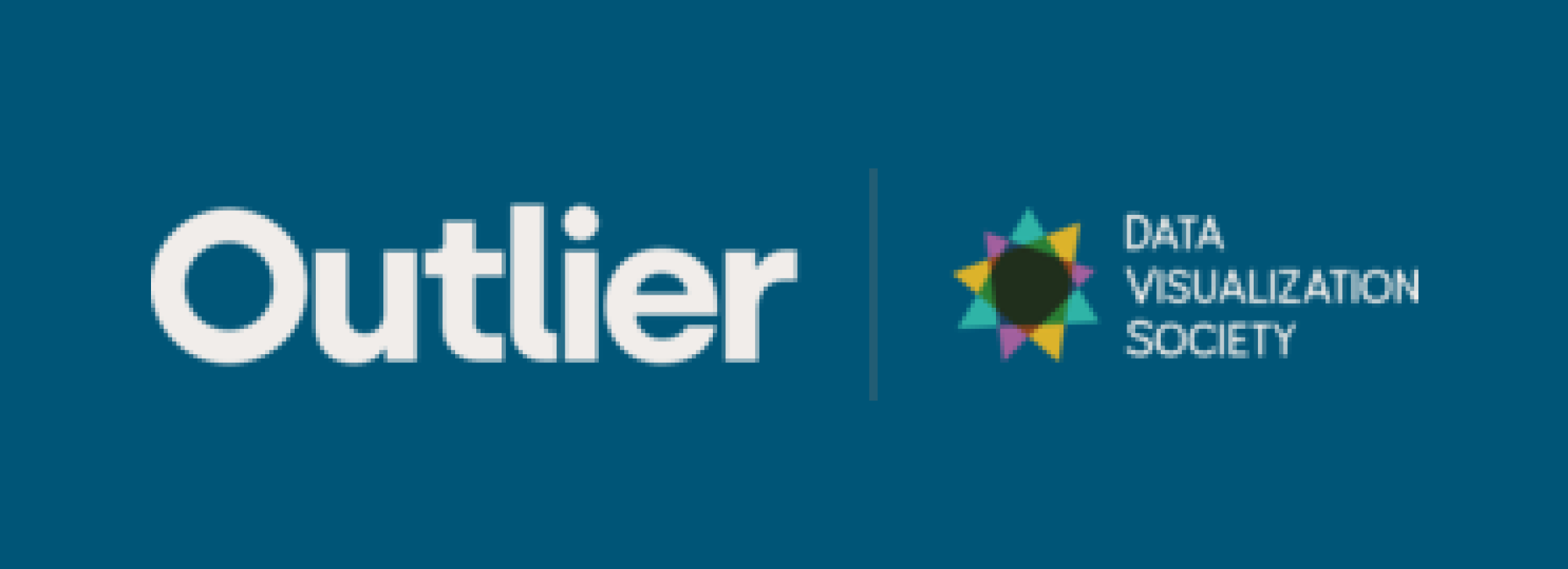 Logotipo da Outlier Conference e da Data Visualization Society