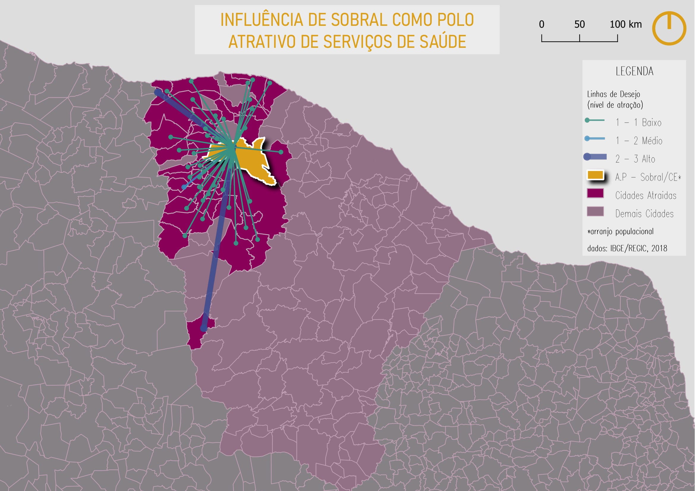 Mapa de Sobral/CE - Serviços de Saúde