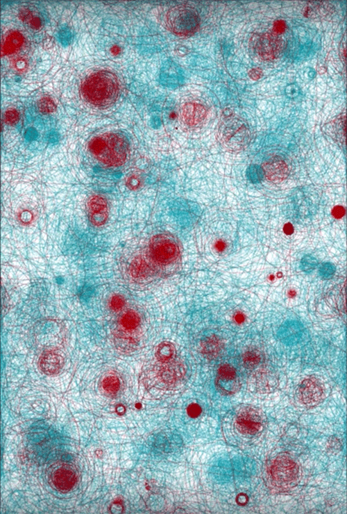 Visualização de dois grupos de personagens no livro Guerra e Paz de Tolstoi