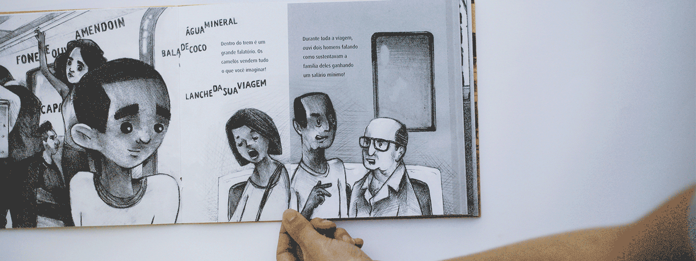 Animação do livro do trabalho de conclusão de curso