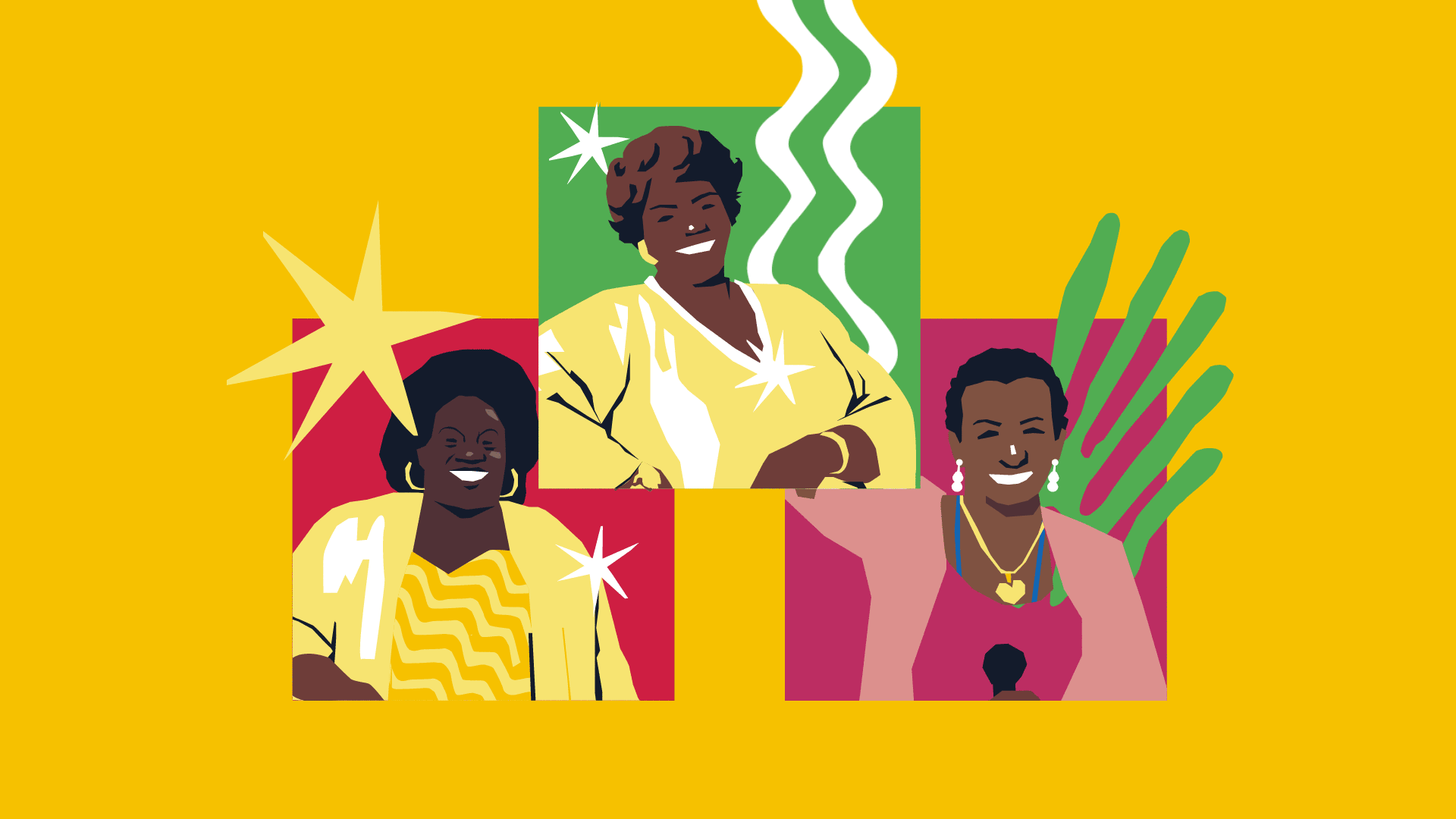 Animação do projeto Compositoras do Brasil e do Samba